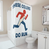 Deze kleuren lopen douchegordijn (In situ)