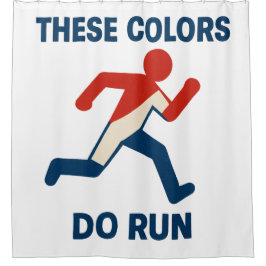 Deze kleuren lopen douchegordijn