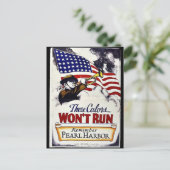 Deze kleuren lopen niet, Pearl Harbour Briefkaart (Staand voorkant)