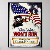 Deze kleuren lopen niet, Pearl Harbour Poster (Voorkant)