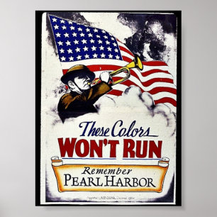 Deze kleuren lopen niet, Pearl Harbour Poster