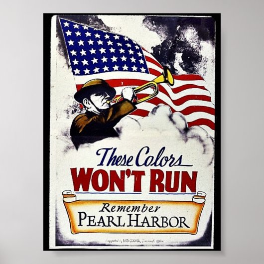 Deze kleuren lopen niet, Pearl Harbour Poster (Voorkant)