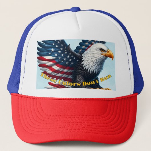 Deze kleuren lopen niet -Truckerhoed Trucker Pet (Voorkant)