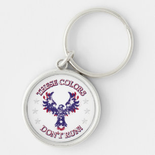 Deze kleuren rennen niet! Eagle Stars & Stripes Sleutelhanger