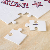 Deze kleuren rennen niet! ster legpuzzel (Zijkant)