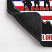 Deze kleuren rennen nooit!  Mousepad Muismat (Hoek)