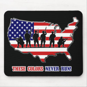 Deze kleuren rennen nooit! Mousepad Muismat
