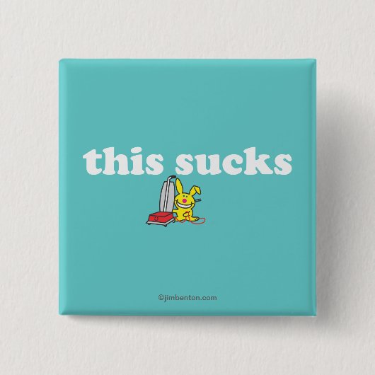 Deze kloten vierkante button 5,1 cm (Voorkant)