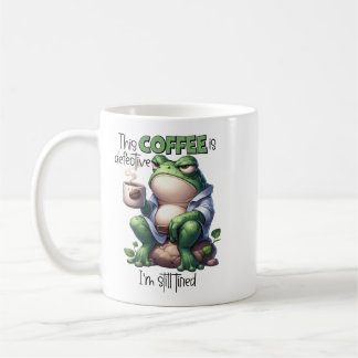 "Deze koffie is defect" Grumpy Frog Mok