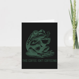 Deze koffie is niet grappig koffiezetten Cafeïne v Kaart