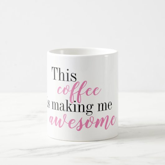 Deze koffie maakt me Geweldige Mok (Center)