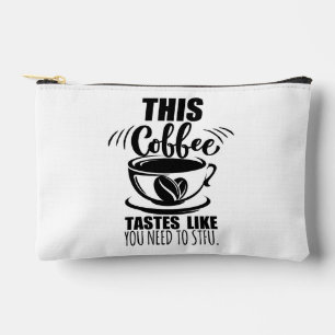 Deze koffie smaakt alsof je je mond moet houden etui