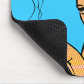 Deze koffie zal me wakker houden - blauw muismat (Hoek)