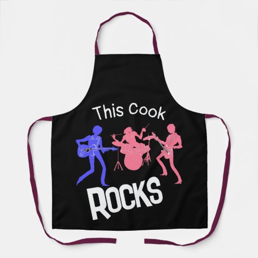 Deze kok rocks schort (Voorkant)