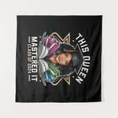 Deze koningin behaalde het afstudeerjaar 2024 wandkleed (Voorkant (horizontaal))