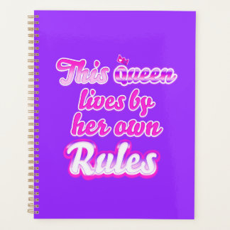 Deze koningin houdt zich nooit aan de paarse regel planner