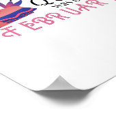 Deze koningin is geboren in februari Birthday Quot Poster (Hoek)