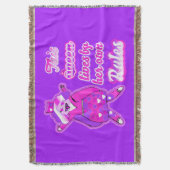 Deze koningin leeft volgens haar eigen regels deken (Voorkant Verticaal)