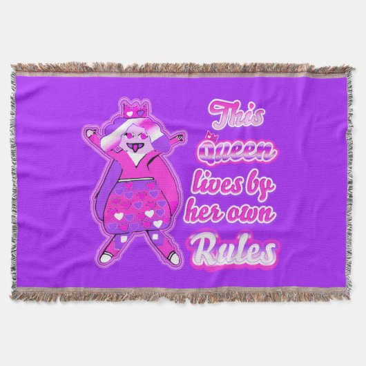 Deze koningin leeft volgens haar eigen regels deken (Voorkant)