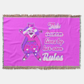 Deze koningin leeft volgens haar eigen regels deken