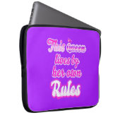 Deze koningin leeft volgens haar eigen regels Elec Laptop Sleeve (Voorkant Rechts)