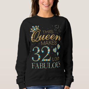 Deze koningin maakt 32 ziet er geweldig 32e verjaa trui