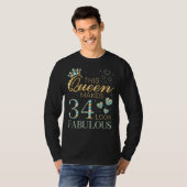 Deze koningin maakt 34 ziet er geweldig 34ste verj t-shirt (Voorkant volledig)