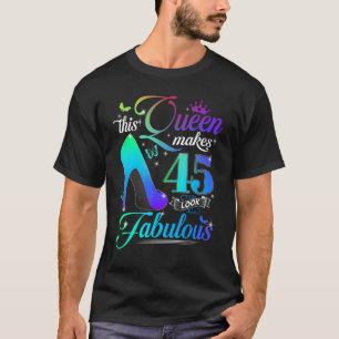 Deze koningin maakt 45 look verbluffend op 45e ver t-shirt