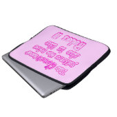 Deze koningin volgt nooit de regels van Electronic Laptop Sleeve (Voorkant onderkant)