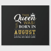 Deze koningin werd geboren in augustus 2010. cadeaupapier (Vlak)