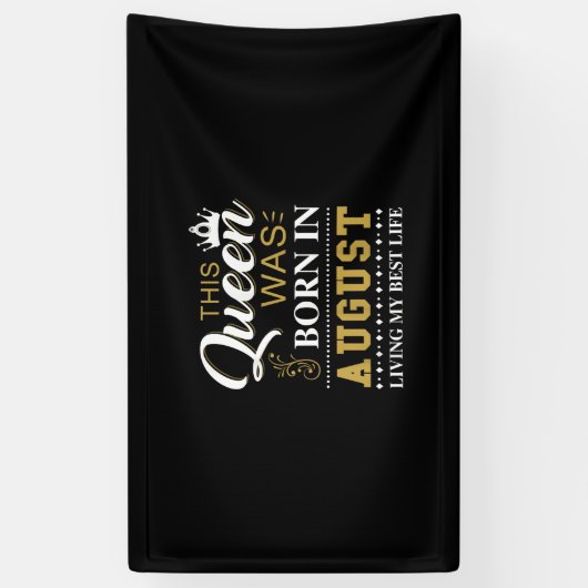 Deze koningin werd geboren in augustus 2010. spandoek (Verticaal)