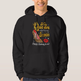 Deze koningin werd geboren in een gelukkige verjaa hoodie