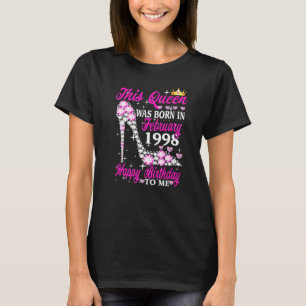 Deze koningin werd geboren in februari 1998 25e ve t-shirt