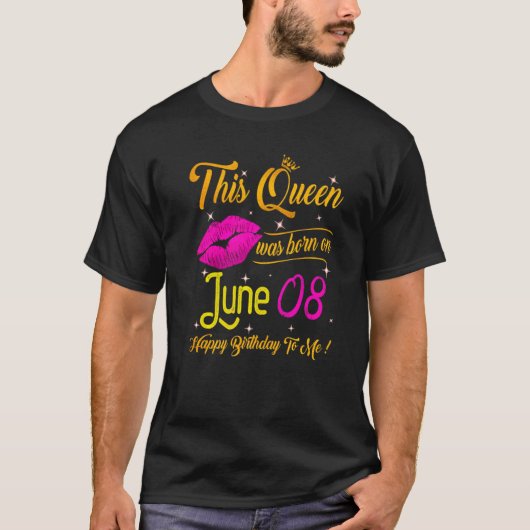 Deze koningin werd geboren in juni 2008. t-shirt (Voorkant)