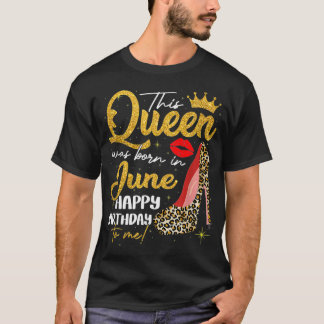 Deze koningin werd geboren in juni jongstleden, he t-shirt