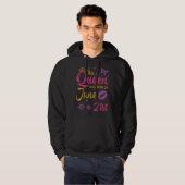 Deze koningin werd geboren op 21 juni... ... ... . hoodie (Voorkant volledig)