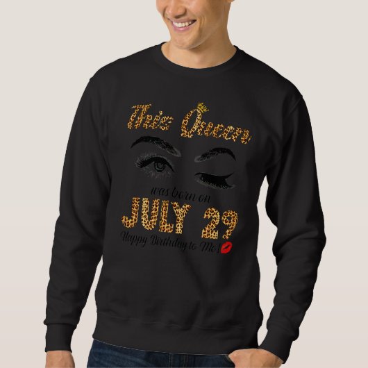 Deze koningin werd geboren op 29 juli... trui (Voorkant)