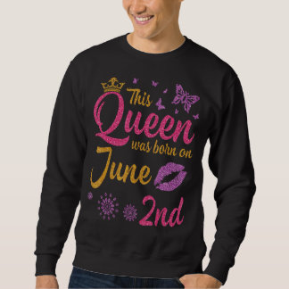 Deze koningin werd geboren op 2 juni en mijn verja trui