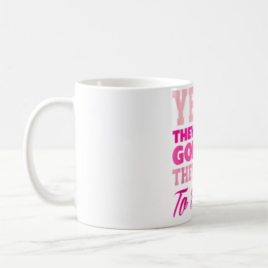 Deze koningin werd geboren op 6 augustus... ... .. koffiemok (Links)