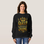 Deze koningin werd op 10 juni geboren voor haar trui (Voorkant volledig)
