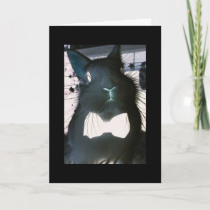 DEZE KRACHTIGE BUNNY BETEKENT "ZAKELIJK" **EENVOUD FEESTDAGEN KAART