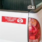 Deze krap gebeurde niet onder Trump Bumpersticker (Op Truck)