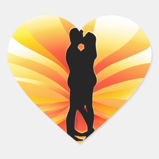 Deze kus... hart sticker (Voorkant)