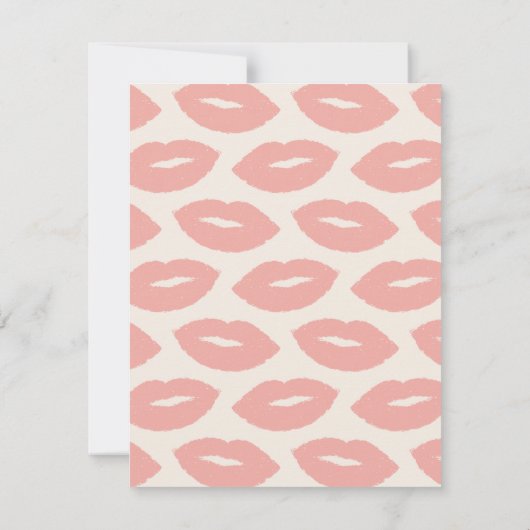 Deze kus script kantoor nota kaart - Perzik Notitiekaartje (Achterkant)