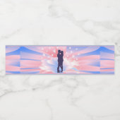 Deze kus waterfles etiket (Enkel label)