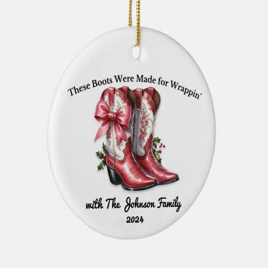 Deze laarzen zijn gemaakt om in te pakken keramisch ornament (Rechts)