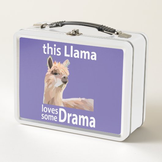 Deze lama houdt van wat drama grappige lama (Voorkant)