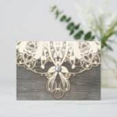 Deze landkaart met RSVP-kaart en Rustige RSVP-kaar RSVP Kaartje (Staand voorkant)