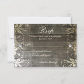 Deze landkaart met RSVP-kaart en Rustige RSVP-kaar RSVP Kaartje (Achterkant)