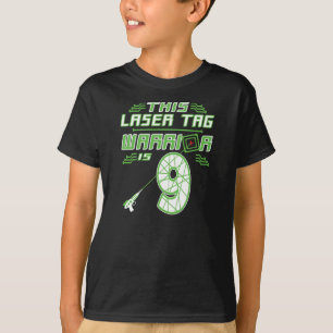 Deze Laser Label Warrior is 9 Gaming 9th Birthday T-shirt